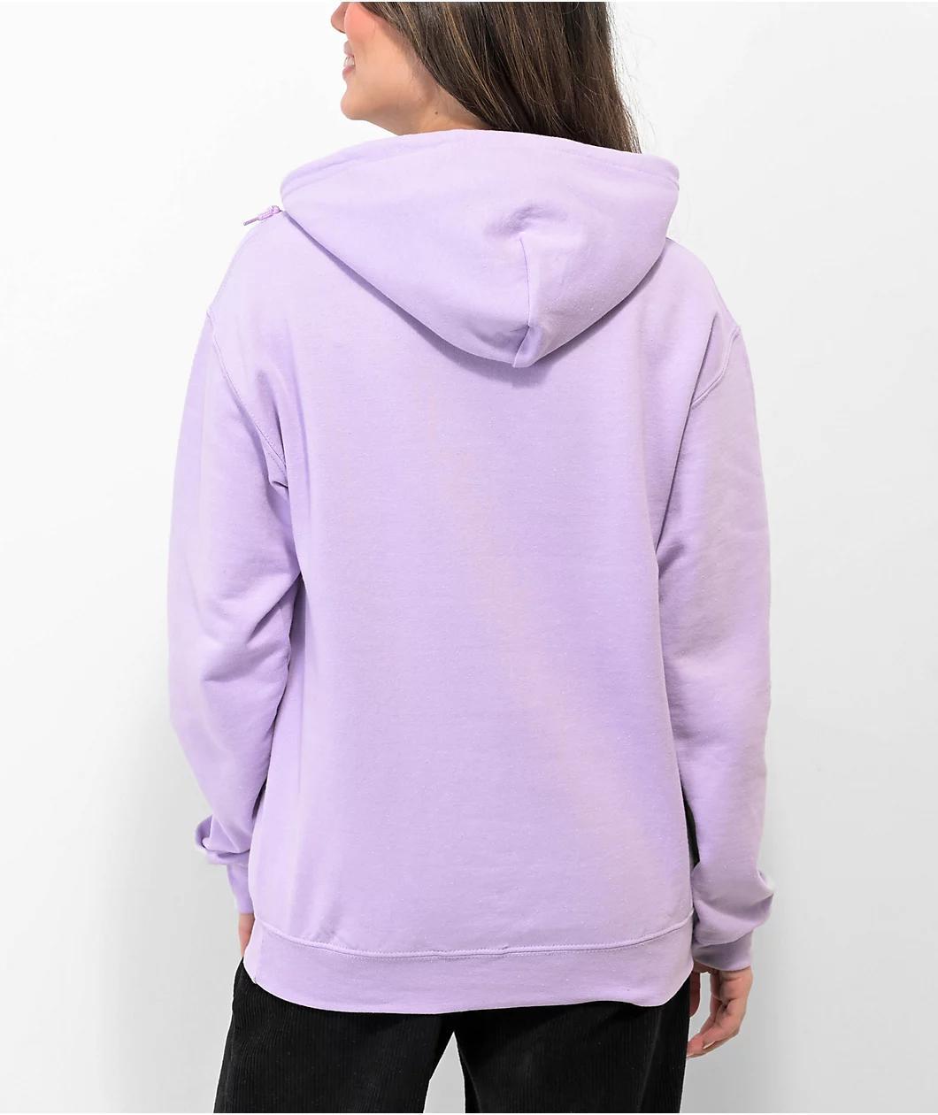 Obey Jumping Through Hoops Purple Hoodie Product Image