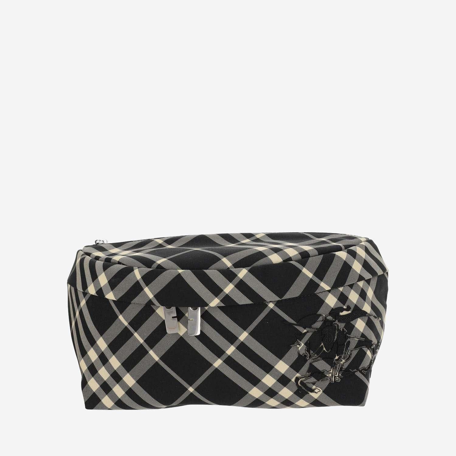 BURBERRY Pouch With Check Pattern In Red Product Image