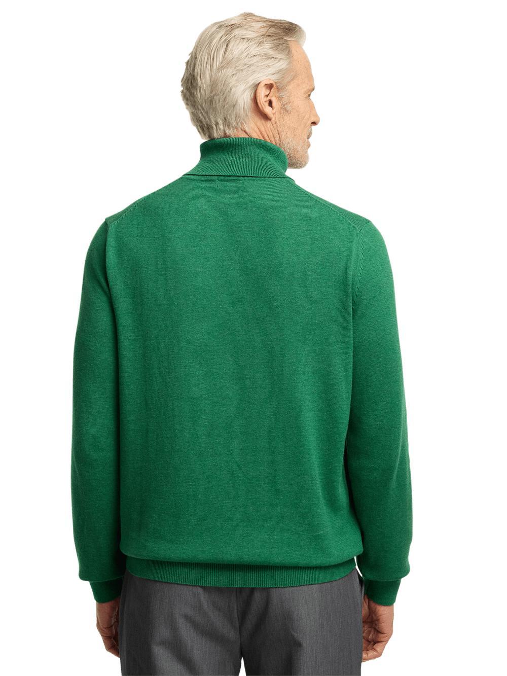 Supima Cotton Turtleneck - Blue Product Image