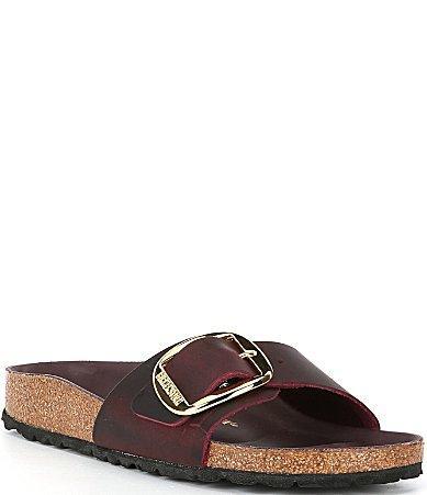 Birkenstock Womens Madrid Big Buckle High Shine Slide Sandals Product Image