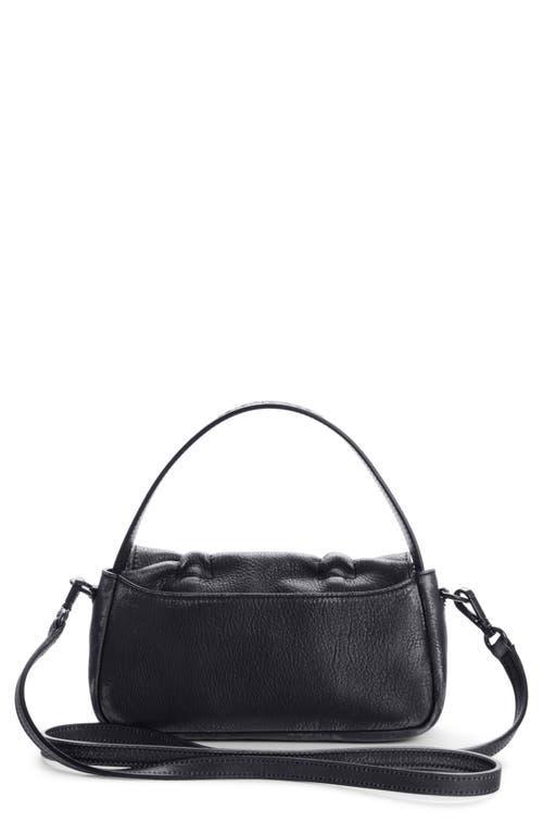 ACNE STUDIOS Micro Multipocket Crinkled Leather Handbag In Black Product Image