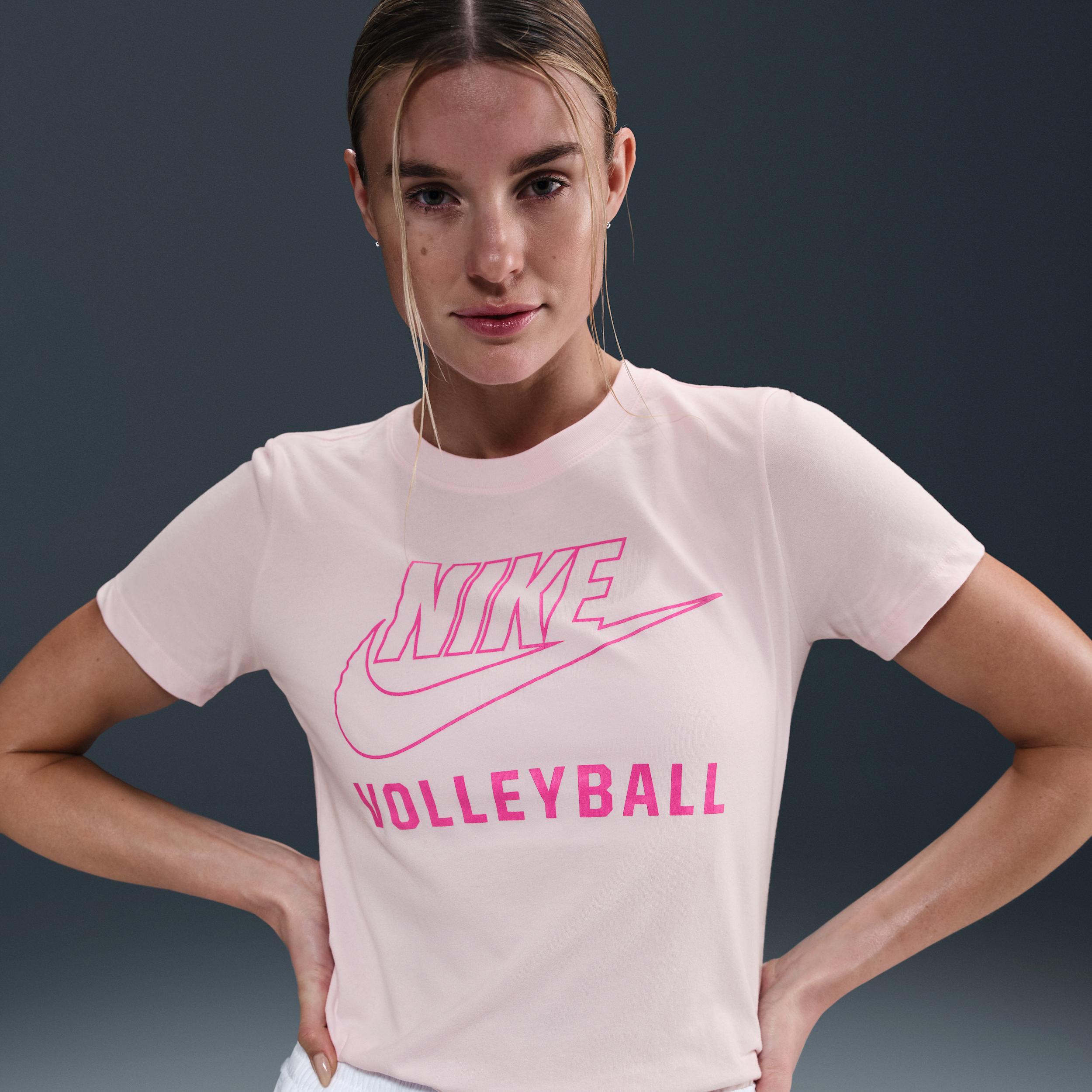 Nike Womens Swoosh Volleyball T-Shirt | APS462-600 Product Image