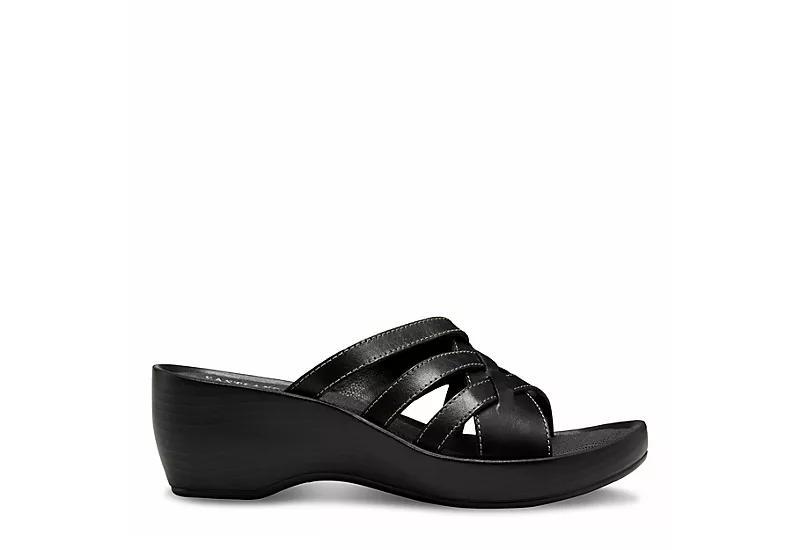 Eastland Womens Poppy Wedge Sandal Comfort Slides Product Image