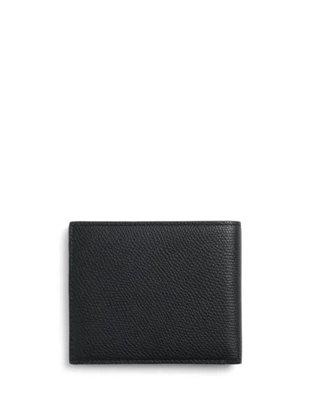 VALENTINO GARAVANI Vlogo Bi-fold Wallet In Black Product Image