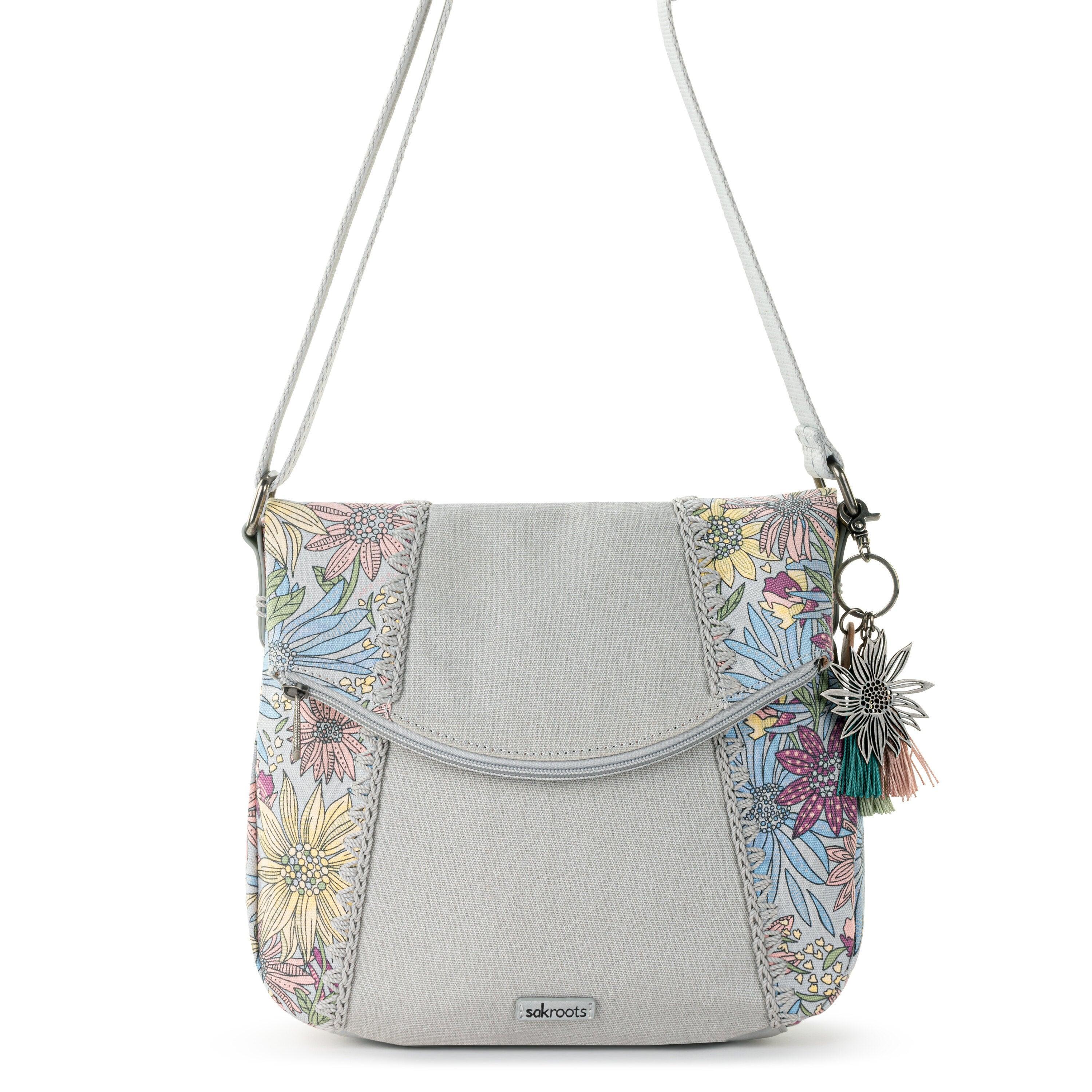 The Sak Artist Circle Foldover Crossbody (Royal Seascape) Cross Body Handbags Product Image