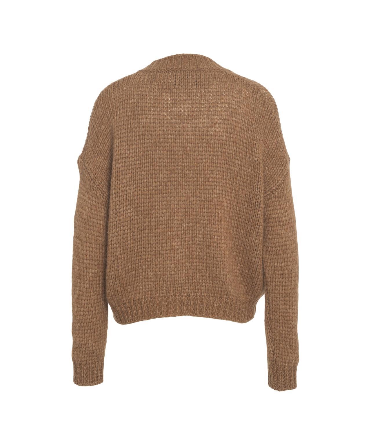 Knit cardigan with V-neck Product Image