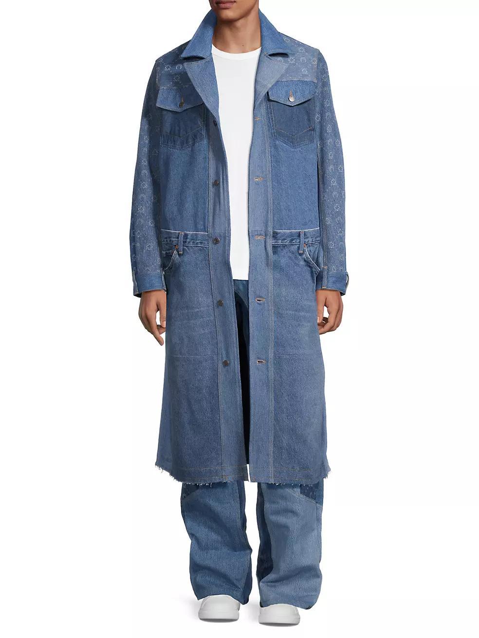 Regenerated Denim Moonogram Jacket Product Image