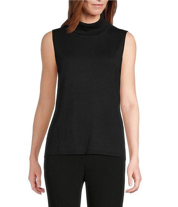 Preston & York Bailey Sleeveless Turtleneck Sweater Product Image