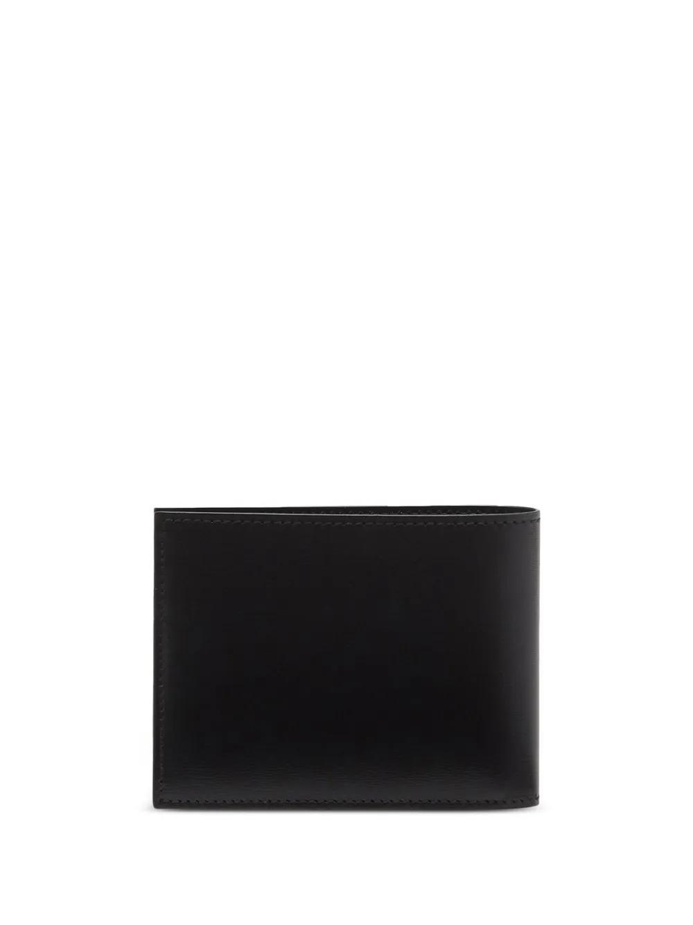 FERRAGAMO Bi-fold Leather Wallet In Black Product Image