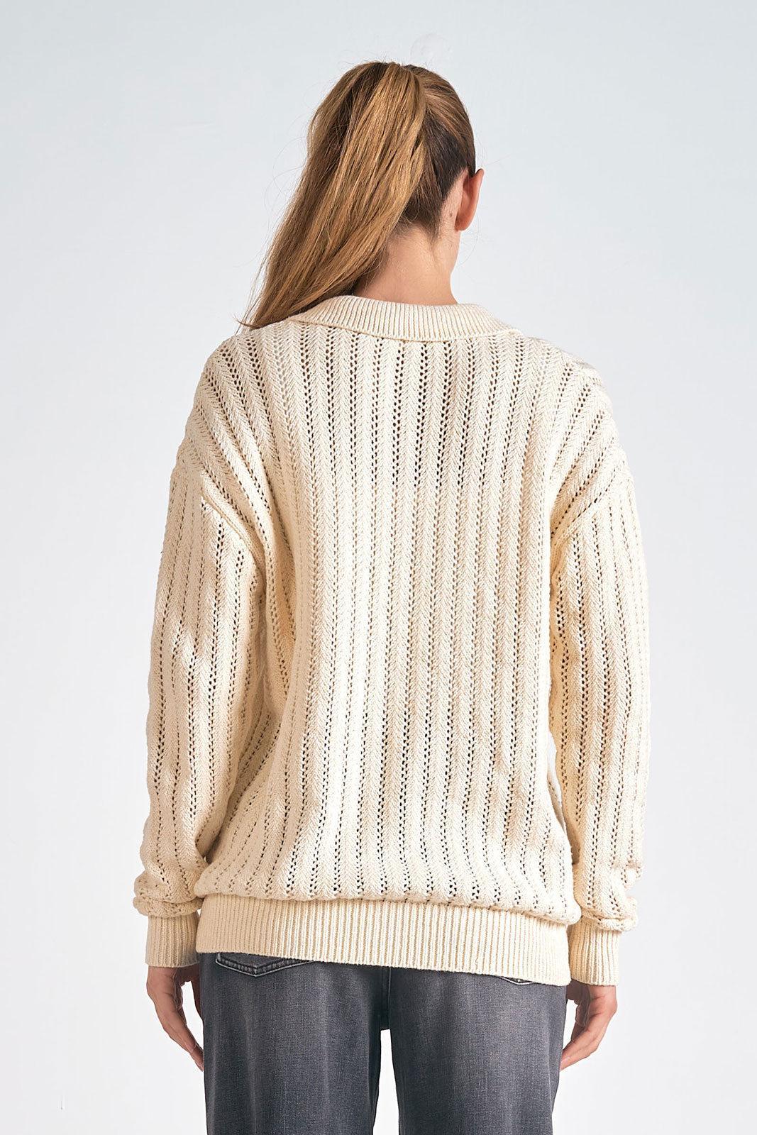 Open Knit Sweater Product Image