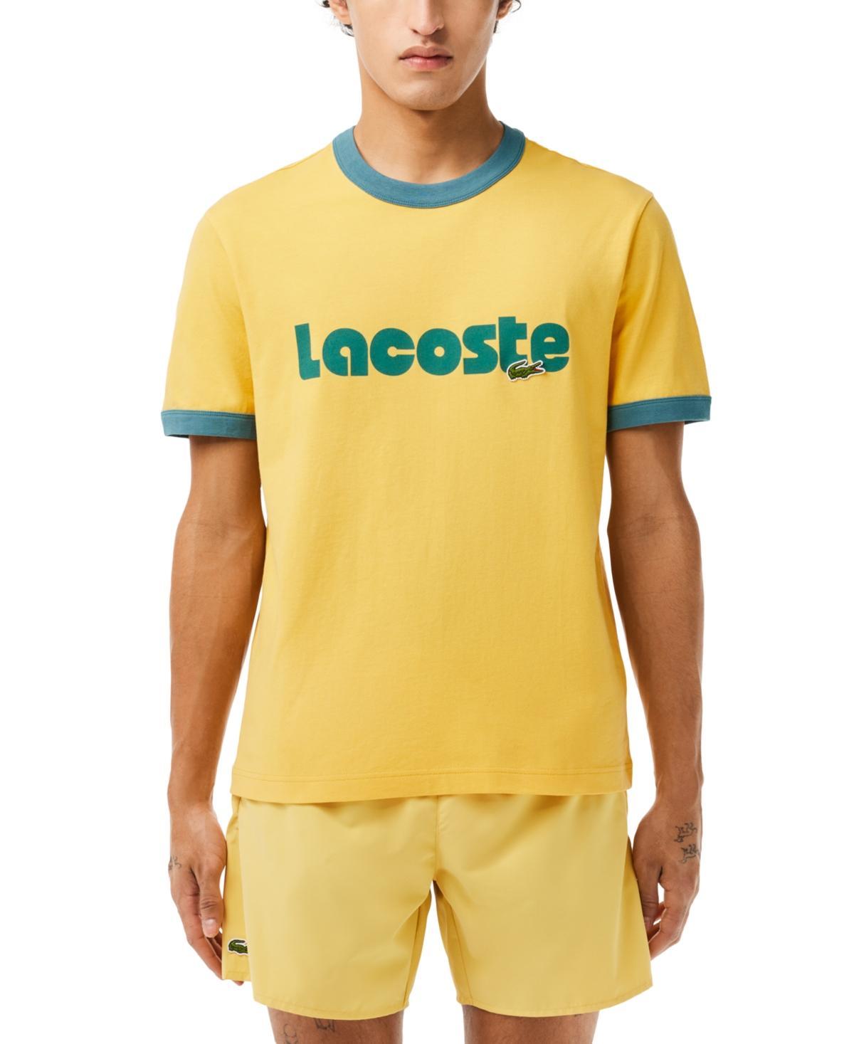 Lacoste Mens Regular-Fit Logo T-Shirt Product Image