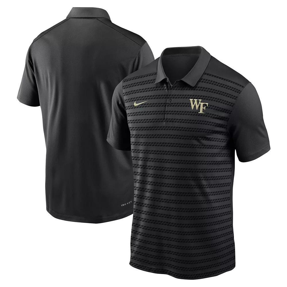 Men's Nike Black Wake Forest Demon Deacons 2024 Sideline Victory Coaches Performance Polo,  Product Image