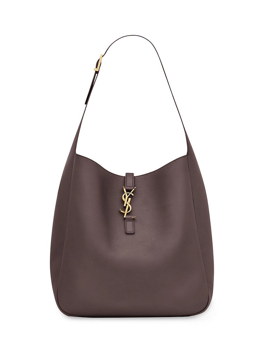 Womens Le 5 7 Supple Large Shoulder Bag in Smooth Leather Product Image