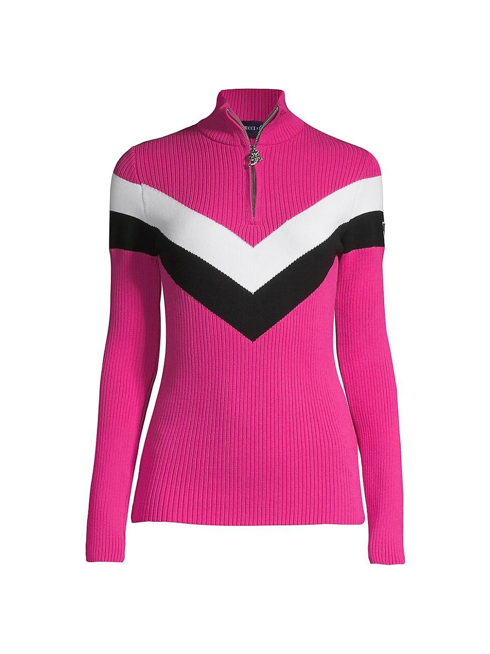 Womens Pucci x Fusalp Victoire Quarter-Zip Sweater Product Image