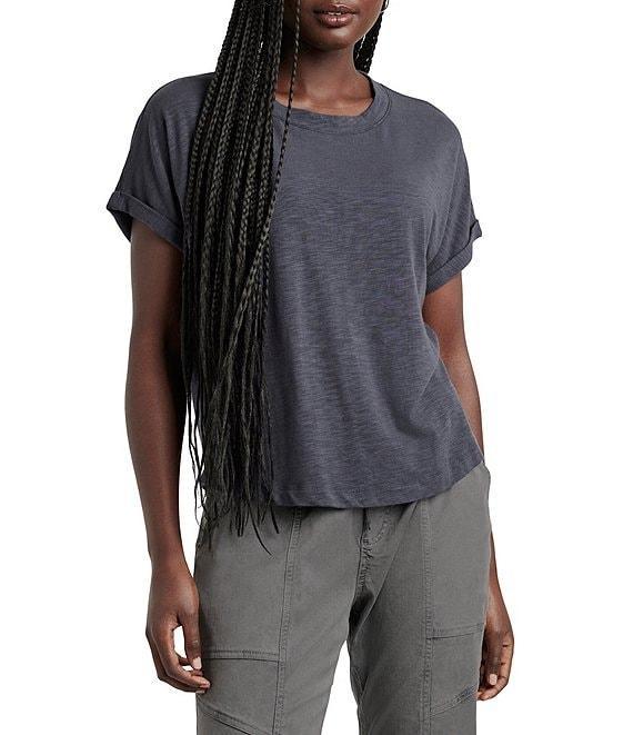 Splendid Skye Slub Cotton Crew Neck Short Sleeve Tee Product Image