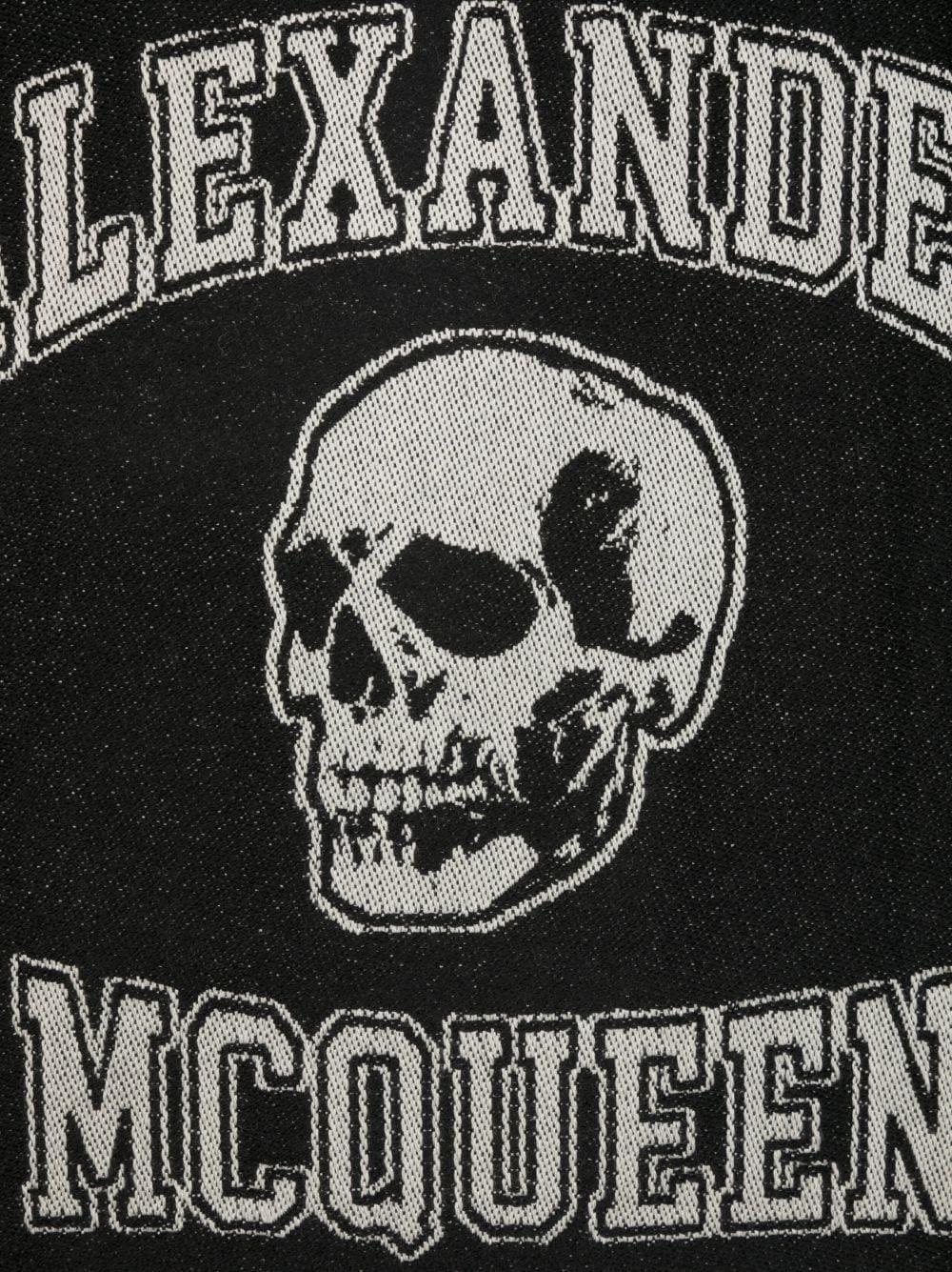 Logo Wool Scarf In Black Product Image