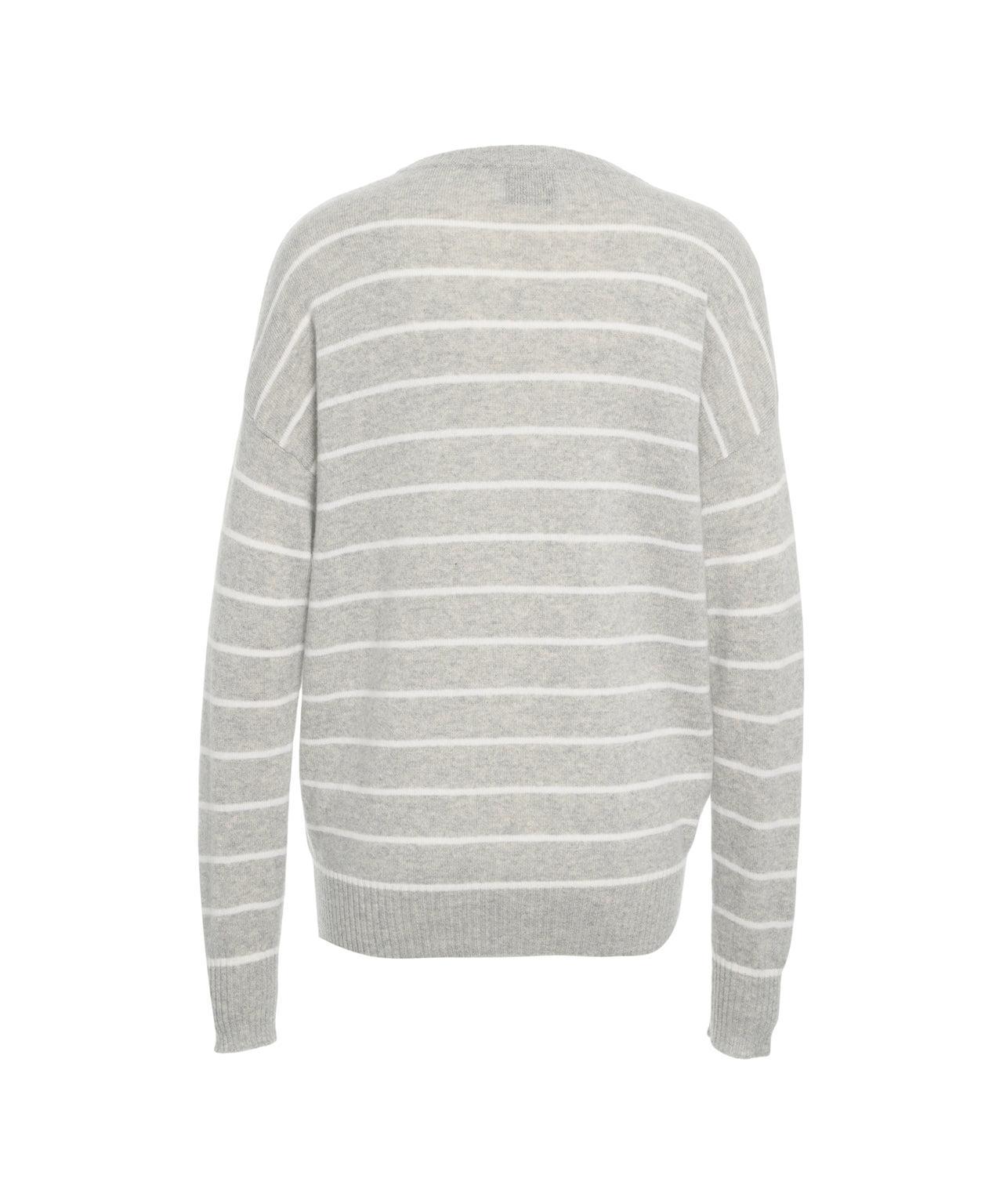 Striped knit sweater Product Image