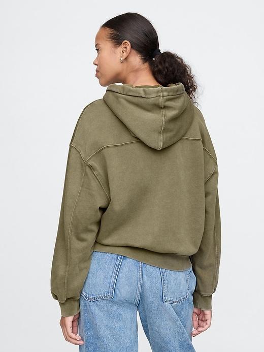 VintageSoft Cropped Hoodie Product Image