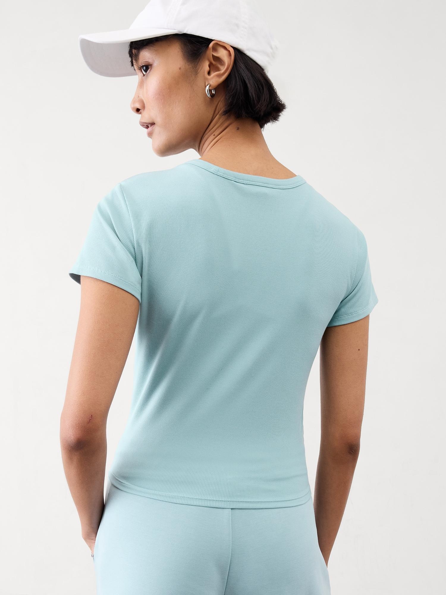 Signature Rib Crop Tee Product Image