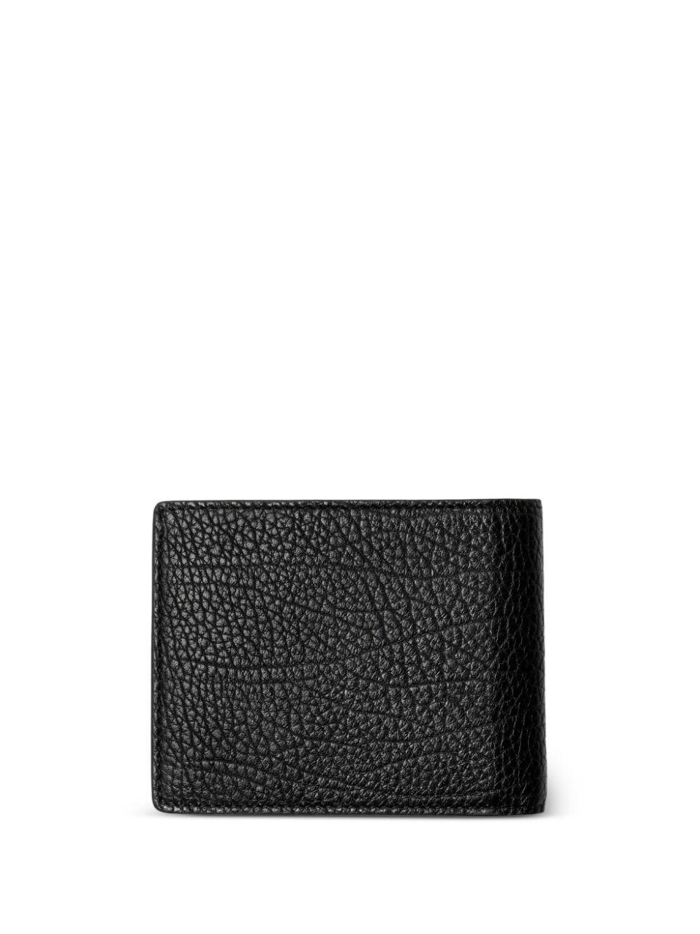 BURBERRY B Cut Slim Bifold Wallet In Black Product Image