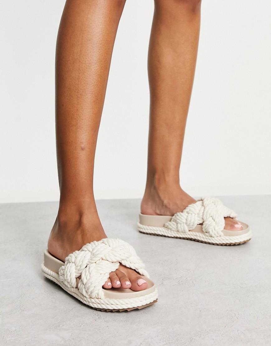 ASOS DESIGN Jasmine plaited espadrille footbed Product Image