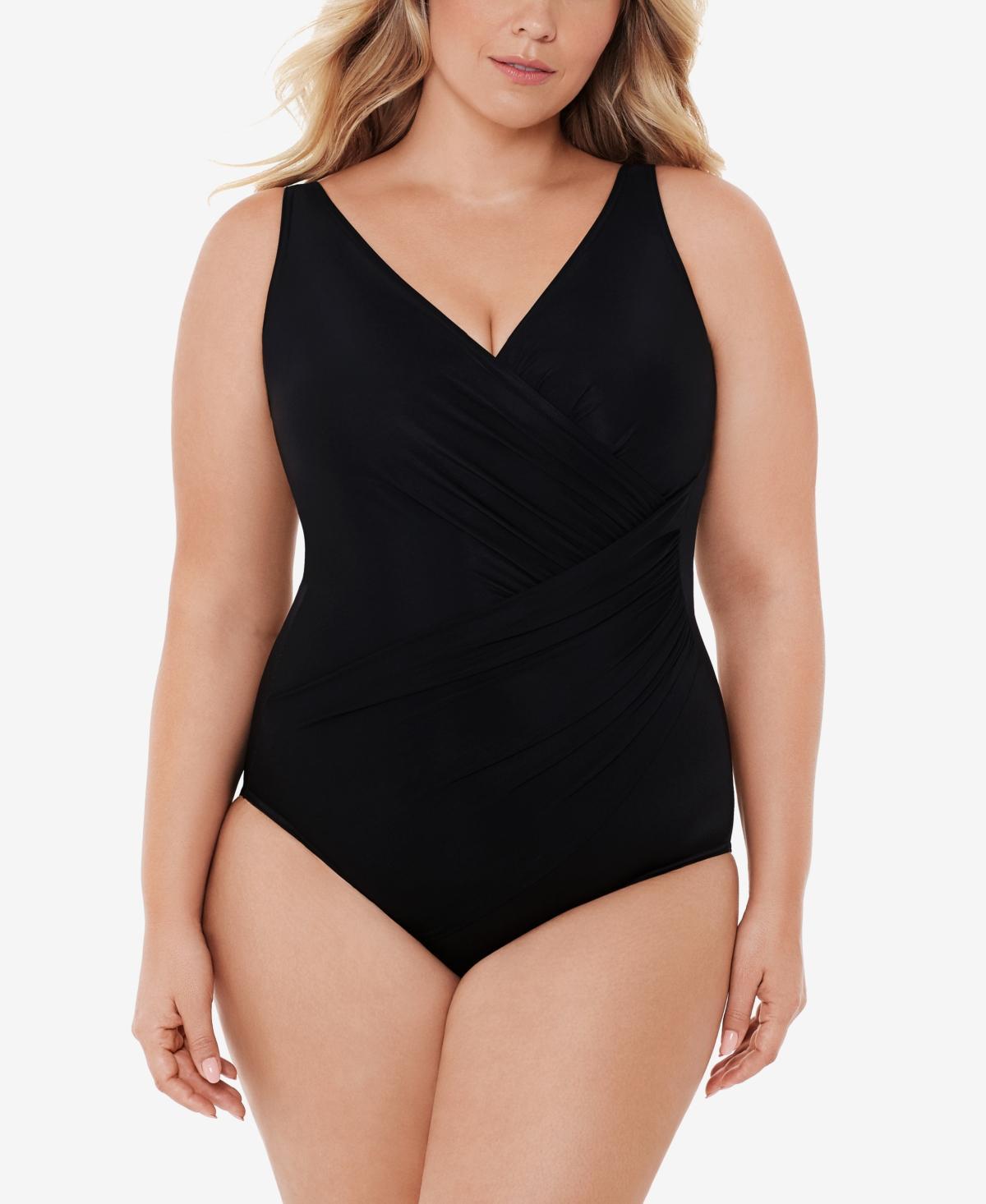 Plus Size Wire-Free Oceanus One-Piece Product Image