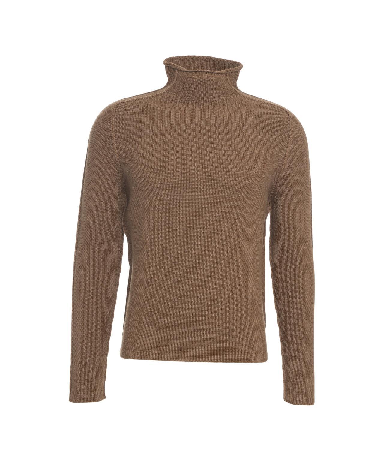 Wool turtleneck sweater Product Image
