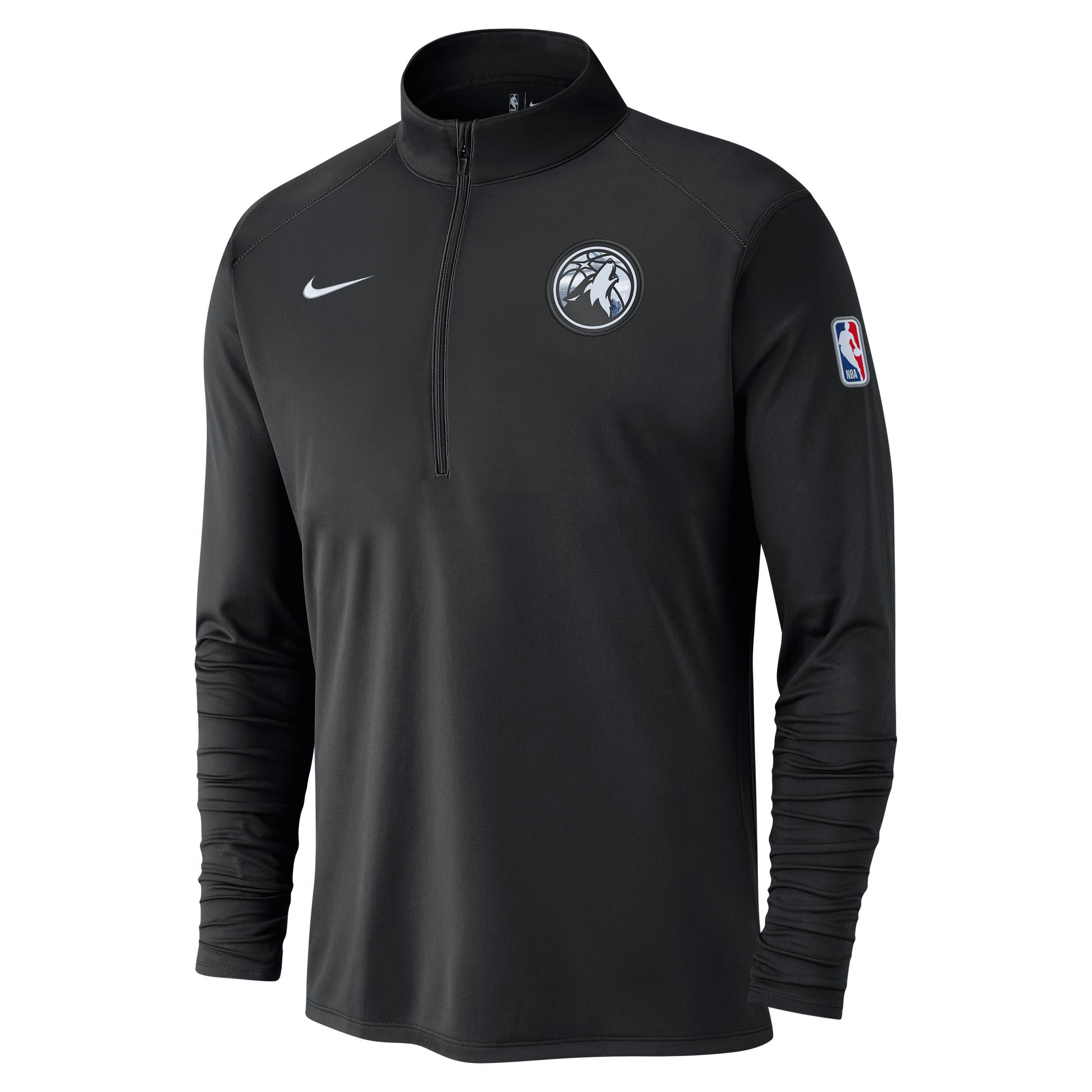 Minnesota Timberwolves City Edition Nike Men's Dri-FIT NBA 1/2-Zip Long-Sleeve Top Product Image