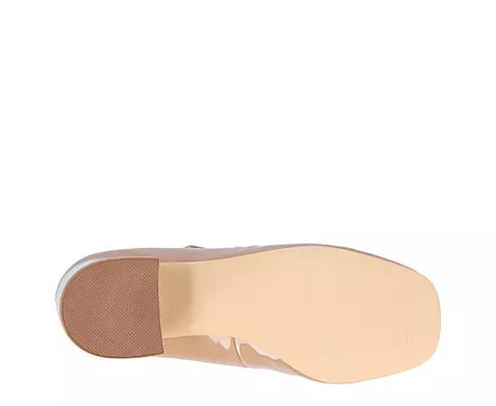 Journee Tru Comfort Foam™ Okenna Women's Heels, Size: 8 Wide, Beige Product Image