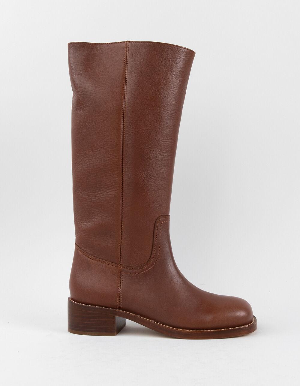 STEVE MADDEN Riggs Womens Leather Boots Product Image