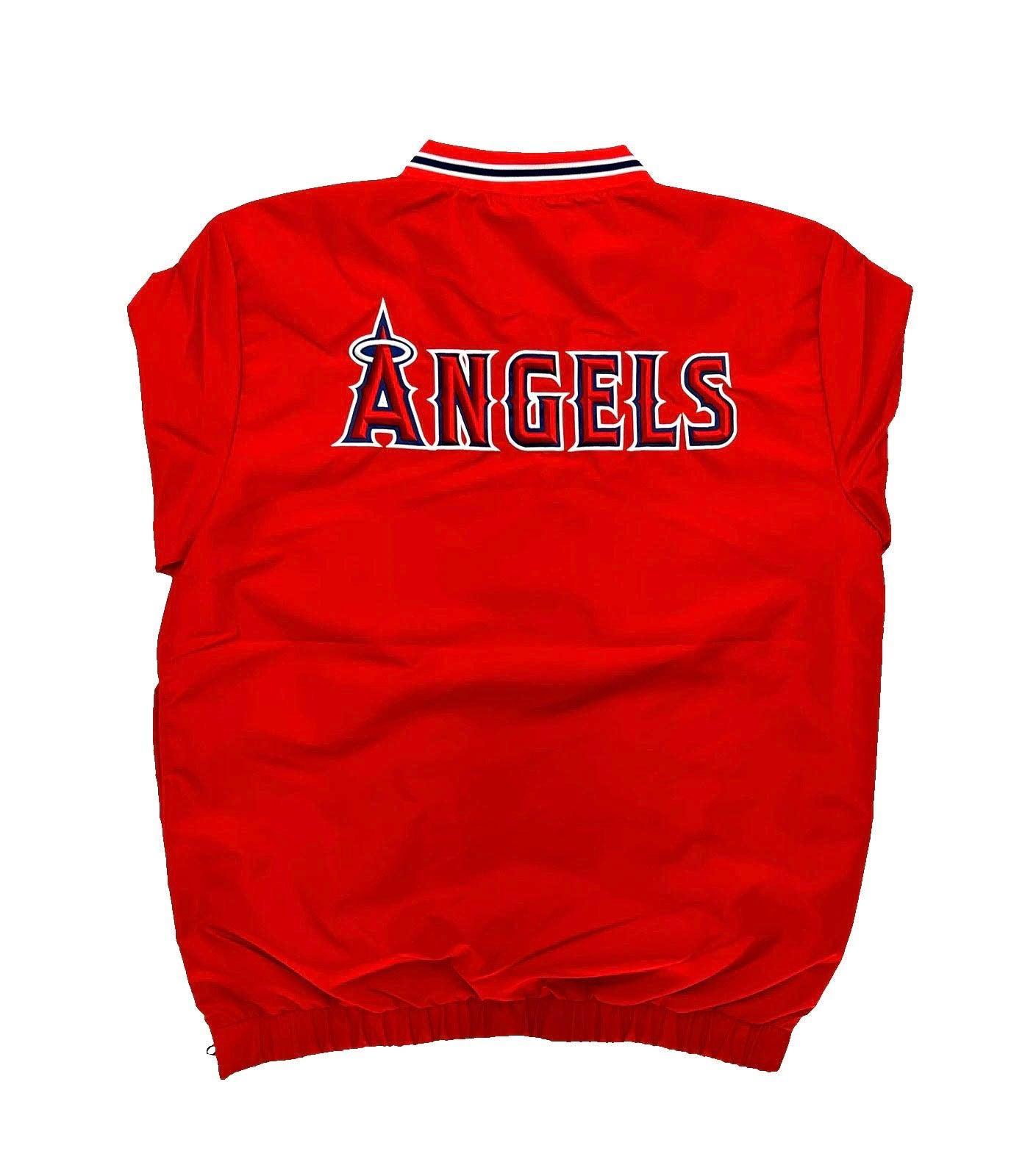 Los Angeles Angels Windbreaker with Pocket - Red Male Product Image