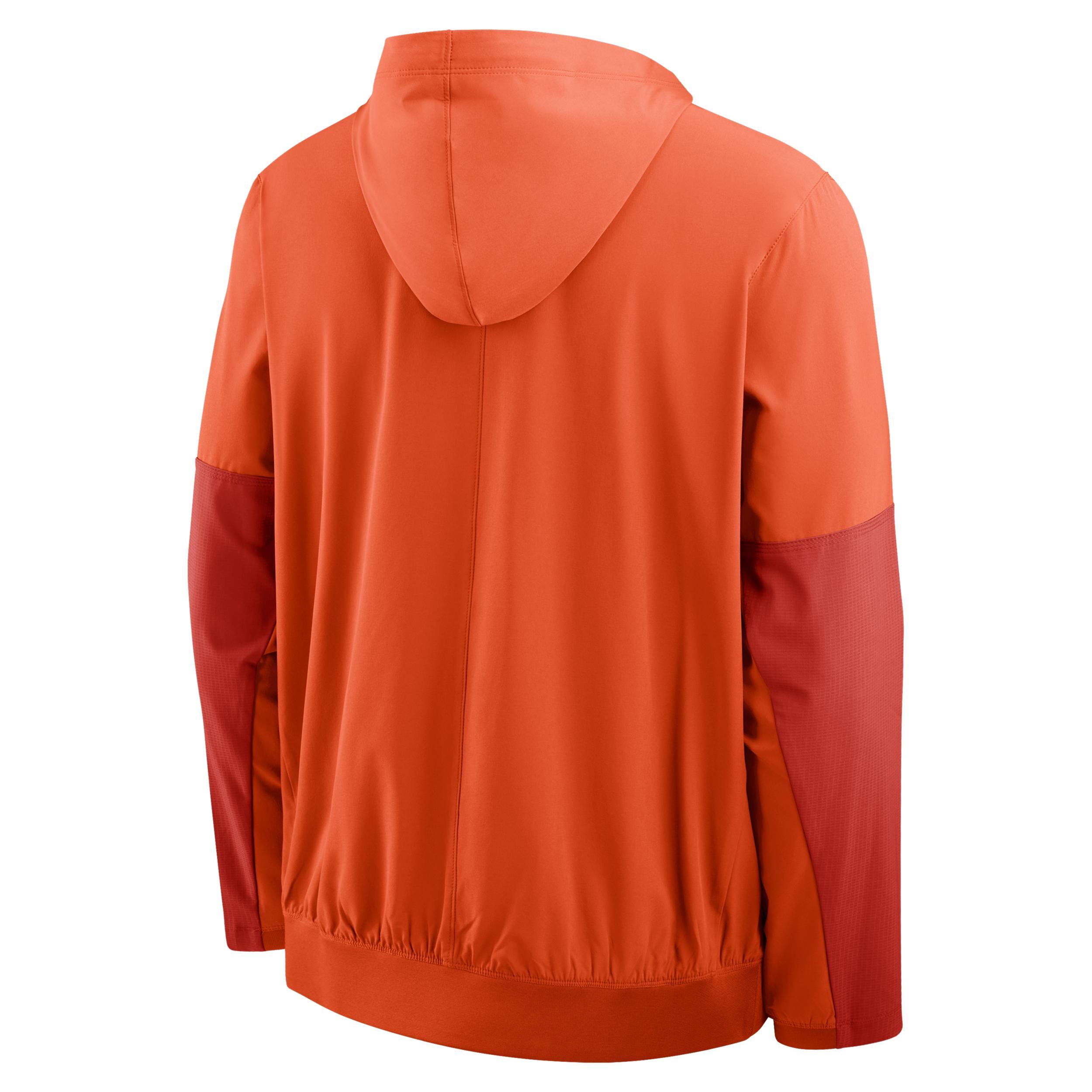 Clemson Anorak Nike Mens College 1/2-Zip Hooded Jacket | 03AT0DF4CLN-PTU Product Image