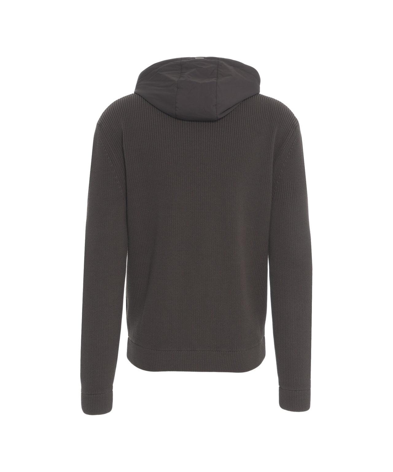 Cardigan with hood Product Image