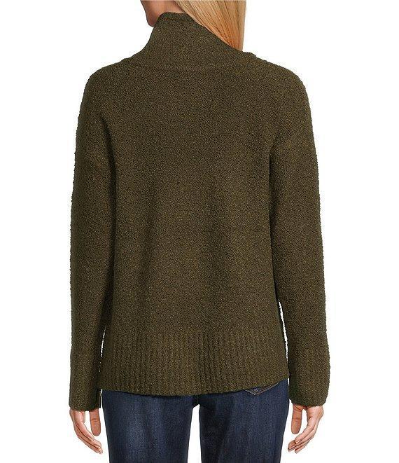 Westbound Long Sleeve Mock Neck Side Zip Sweater Product Image