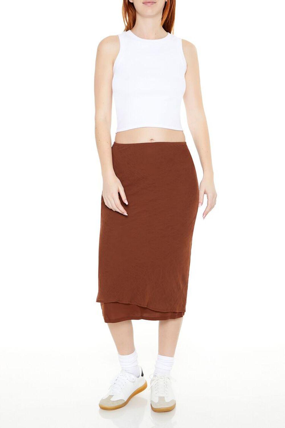 Chiffon Midi Skirt | Forever 21 Product Image