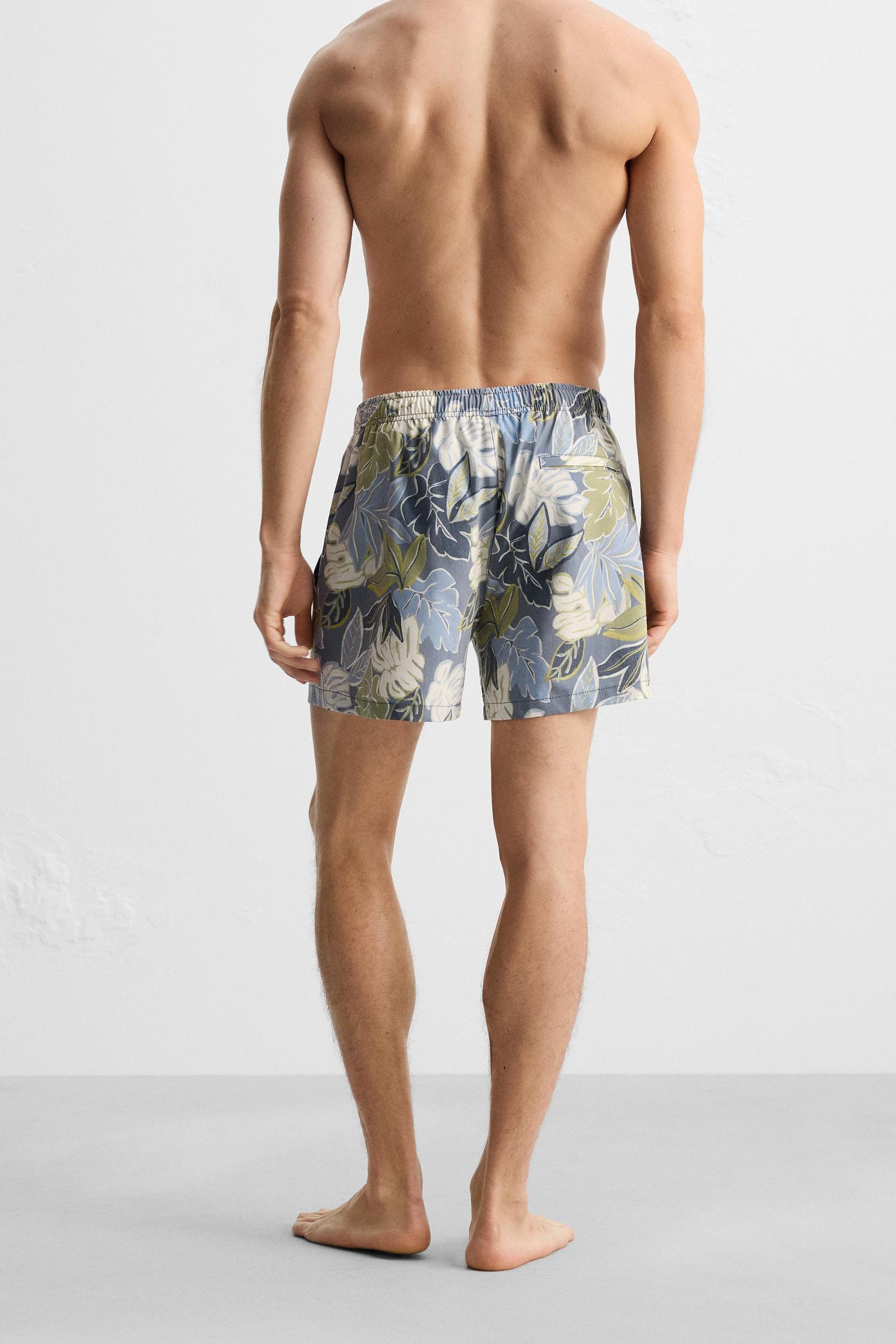 PRINTED MID-LENGTH SWIMSUIT Product Image