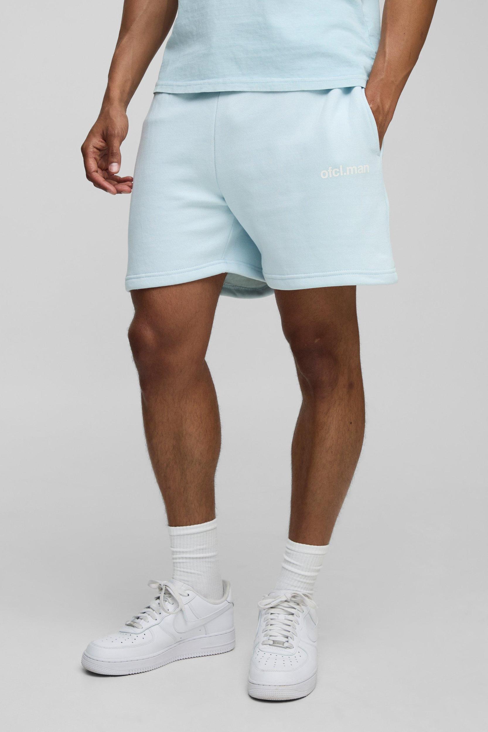 Relaxed Fit Ofcl Man Basic Short | boohooMAN USA Product Image