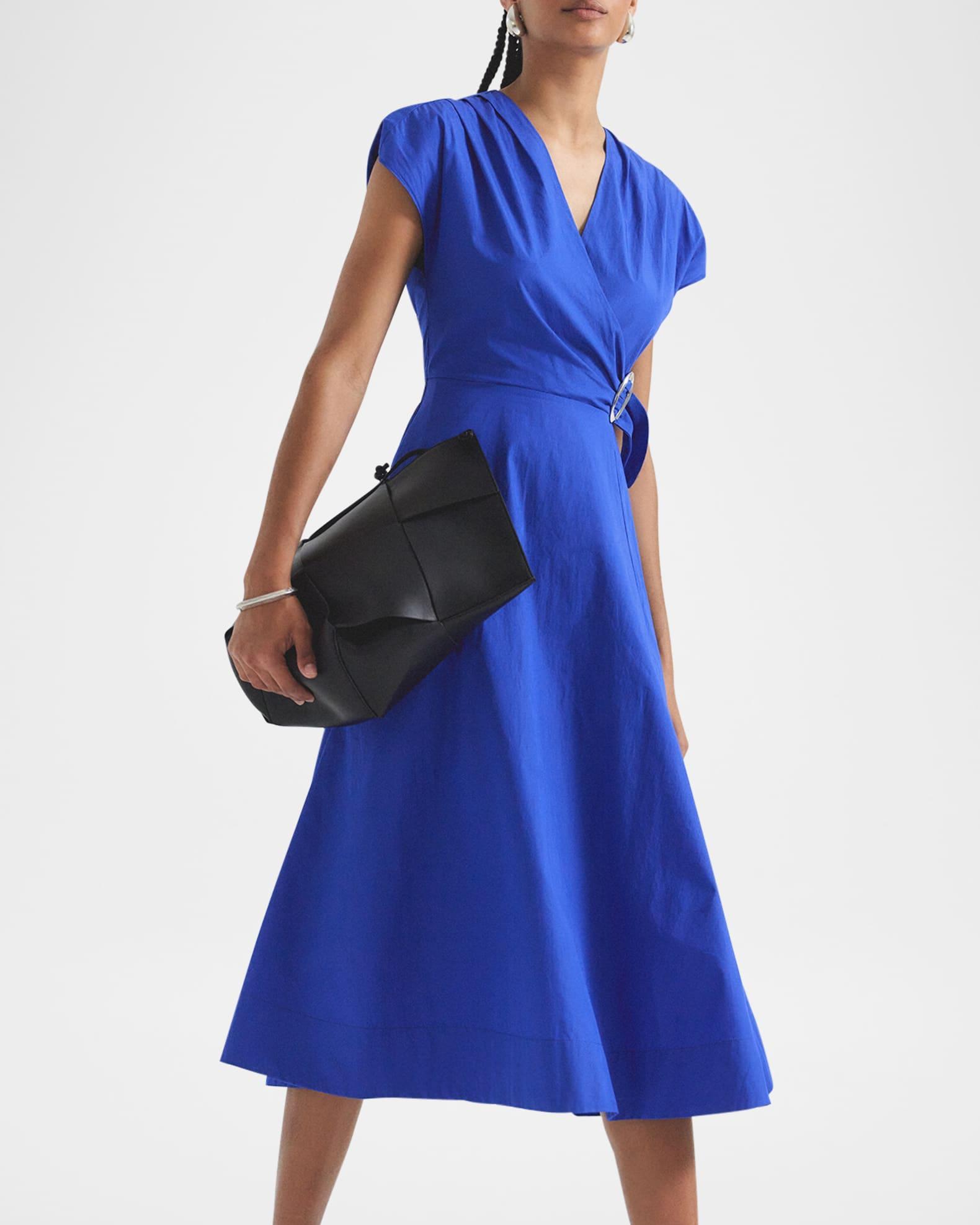 Aimee Wrap Midi Dress Product Image