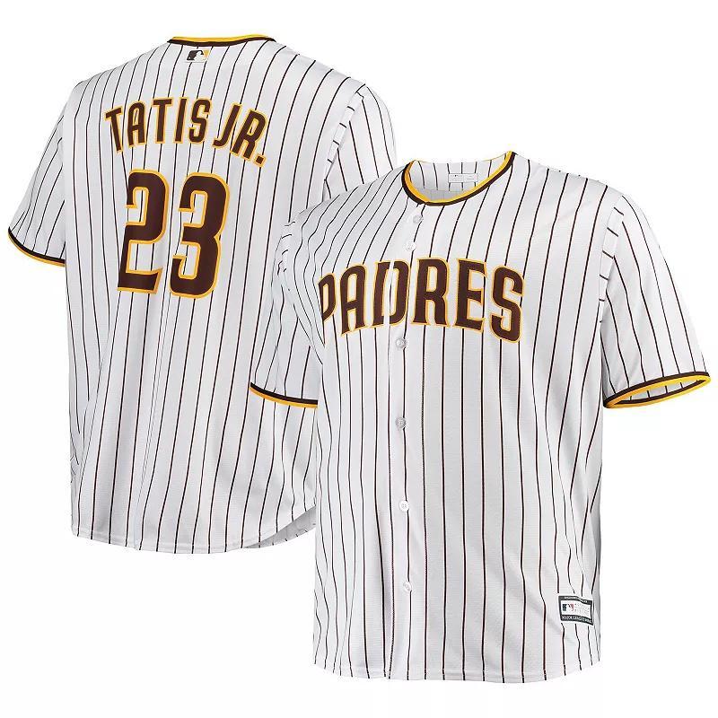 Men's Fernando Tatis Jr. White San Diego Padres Big & Tall Replica Player Jersey,  Product Image