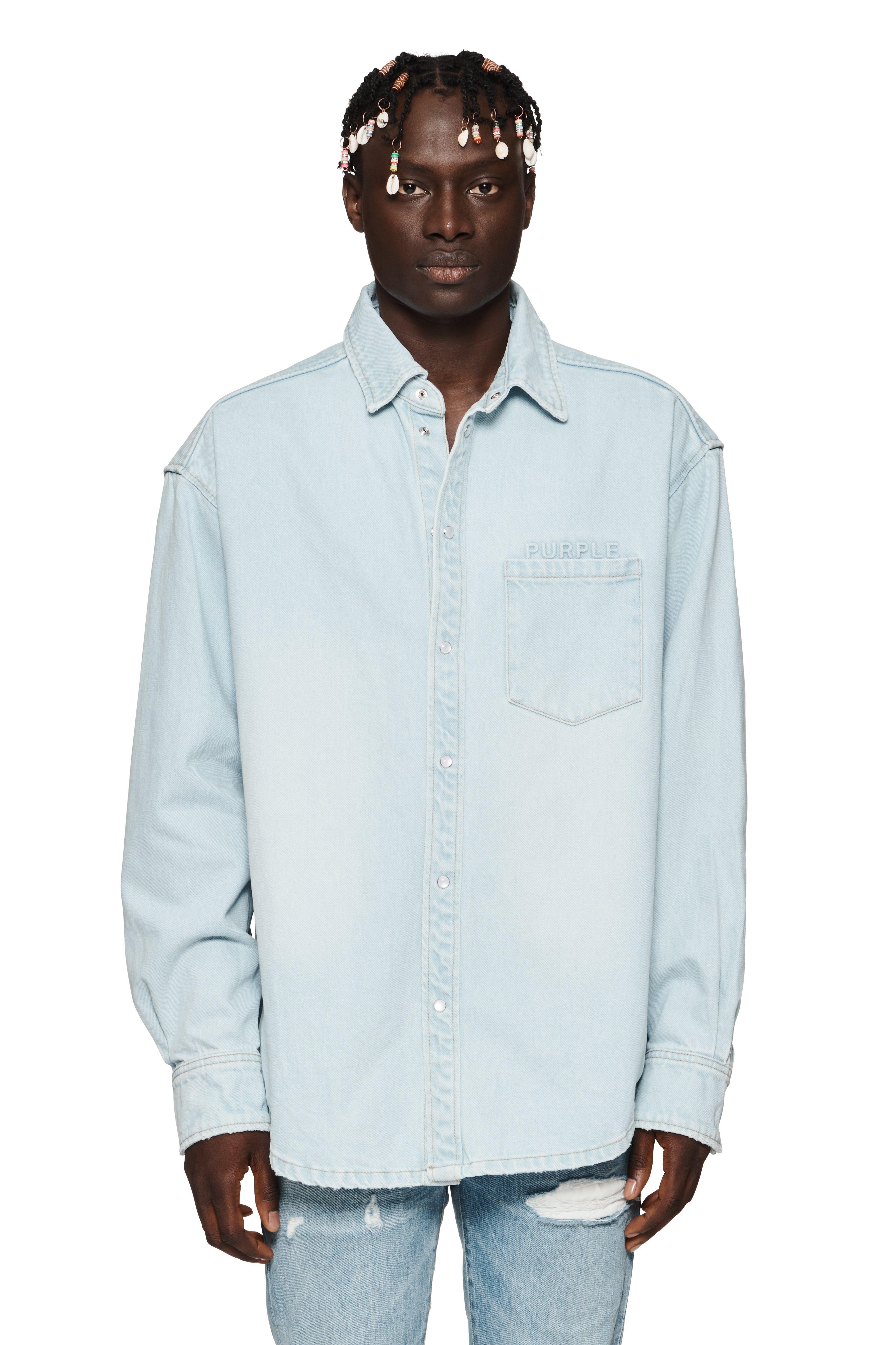 Oversized Western Shirt Male Product Image