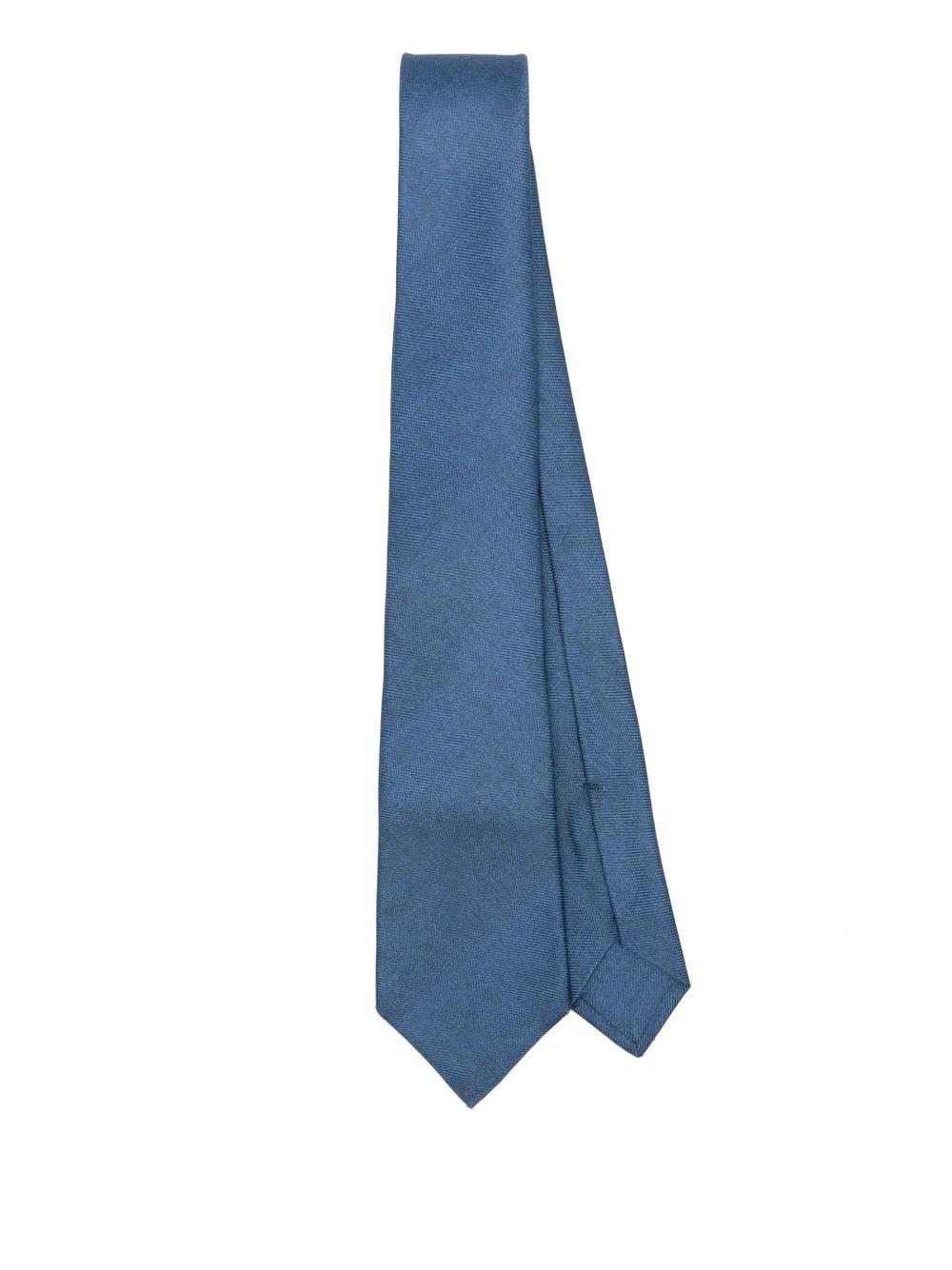 KITON Silk Tie In Blue Product Image