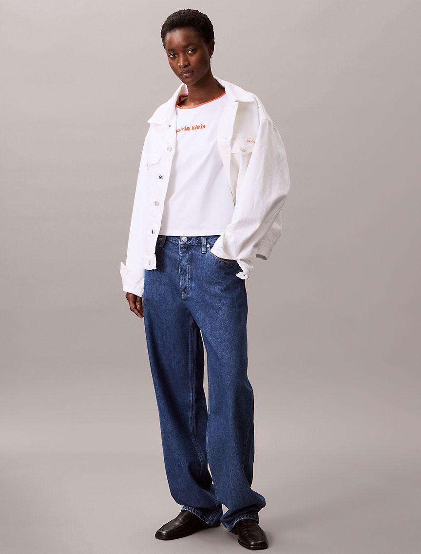 Round Logo Graphic Classic T-Shirt  Product Image