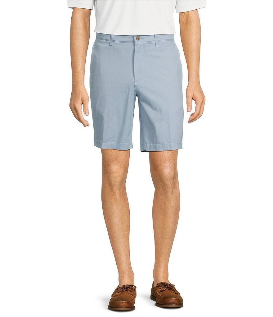 The Cloud Collection 9#double; Flat Front Washed Chino Shorts Product Image