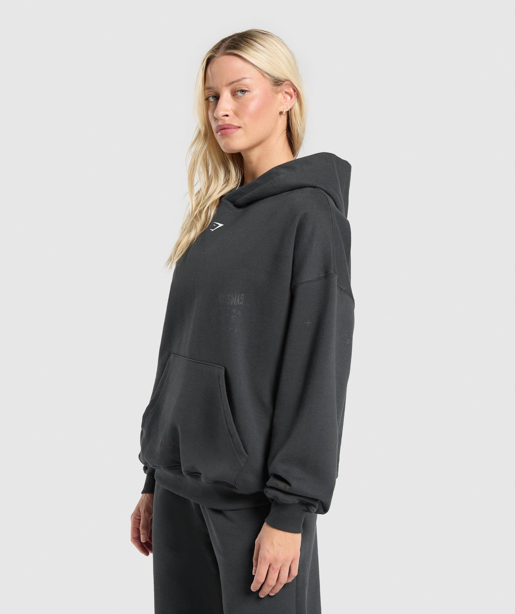 Scribble Oversized Hoodie Product Image