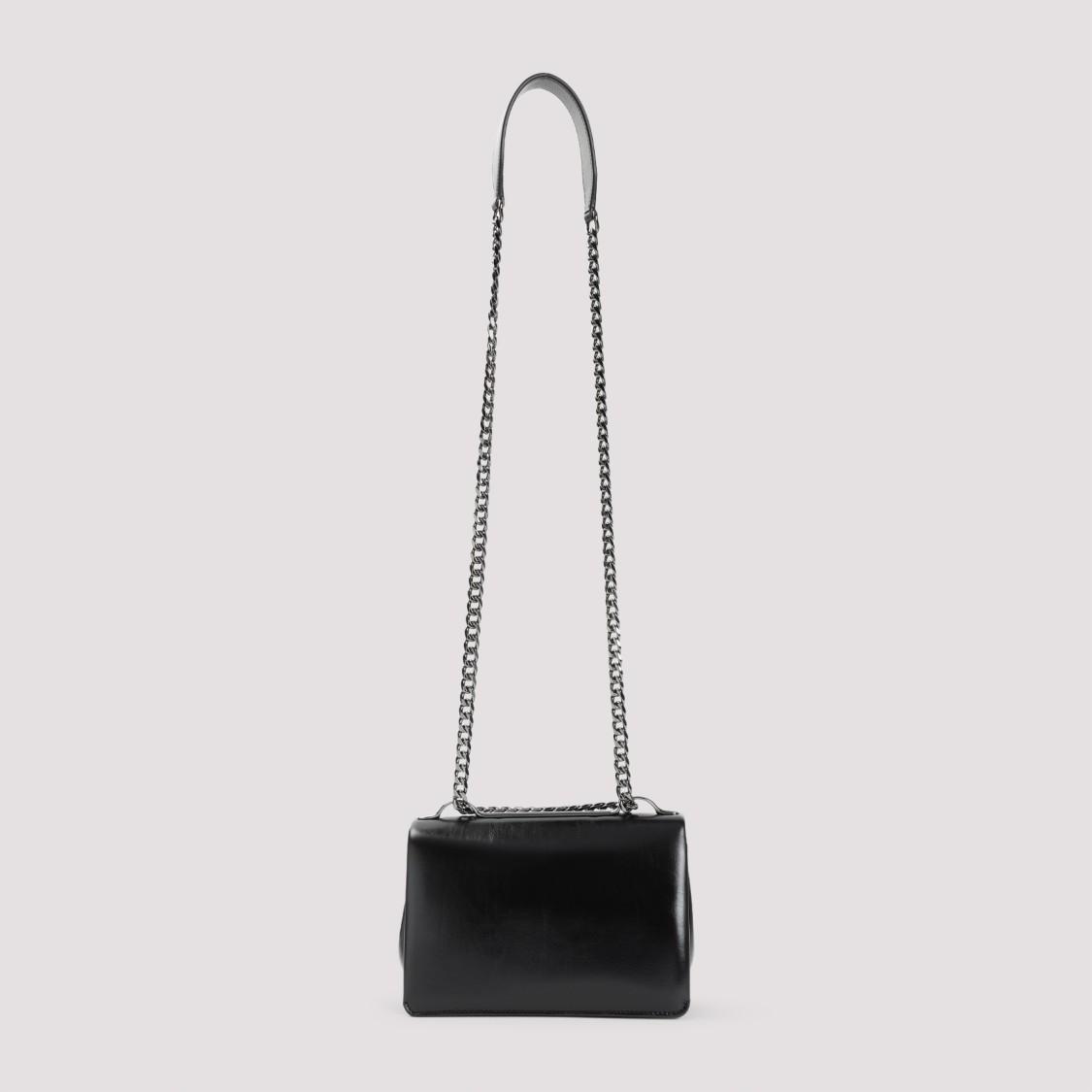 VALENTINO GARAVANI `chain 1` Small Shoulder Bag In Black   Product Image