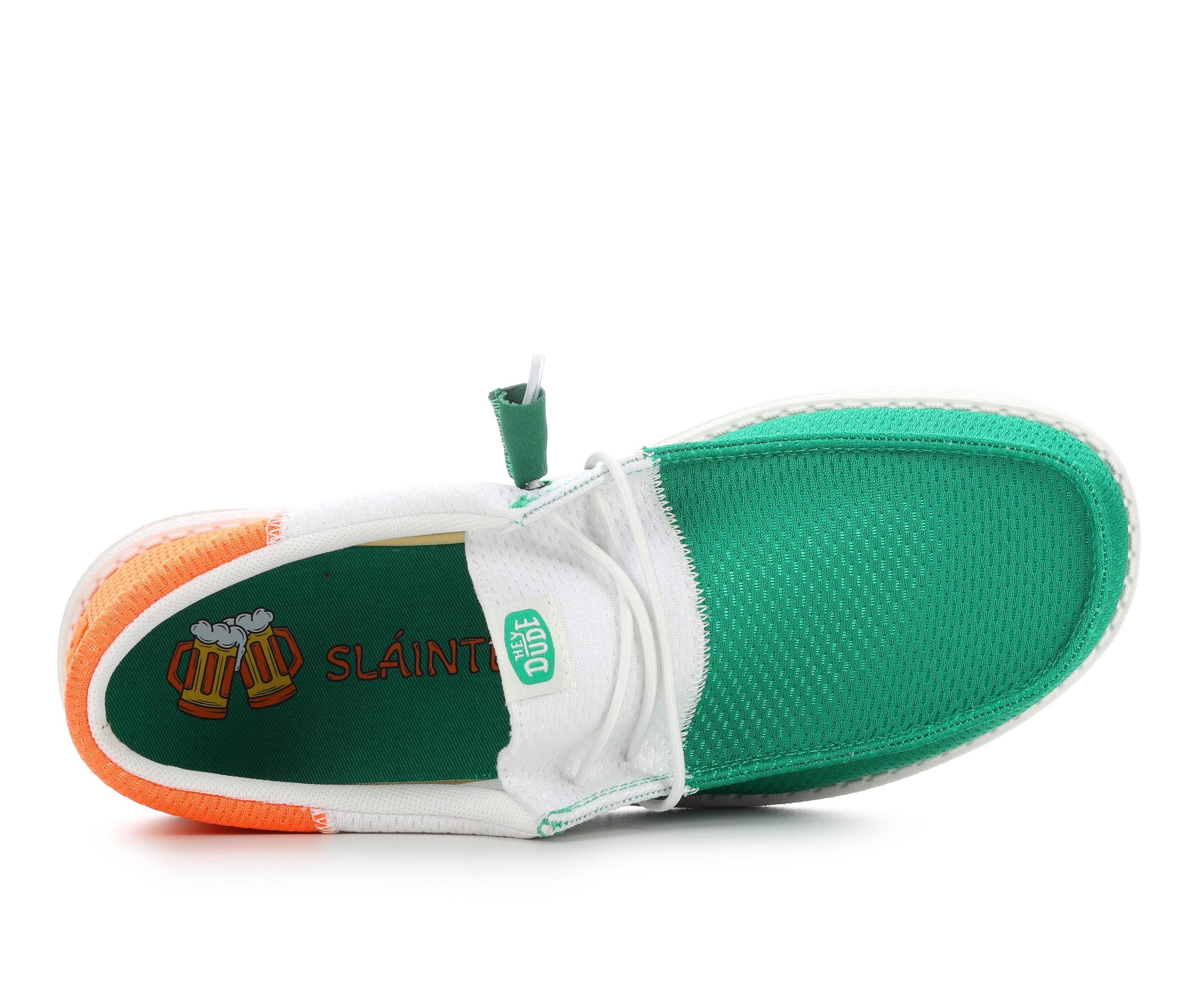 Men's HEYDUDE Wally Tri Irish Flag Casual Shoes Product Image