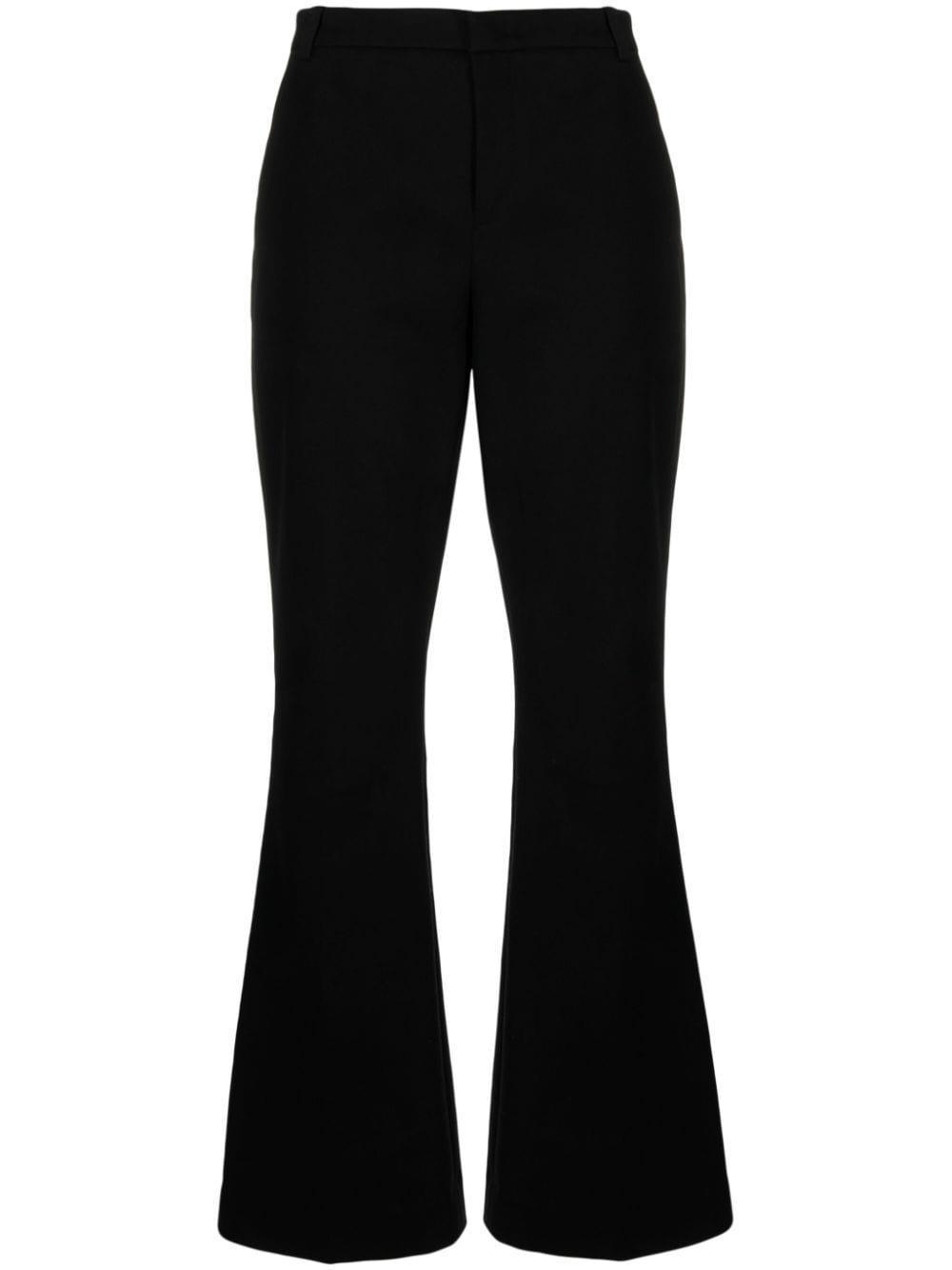 Bootcut Tailored Trousers In Black Product Image