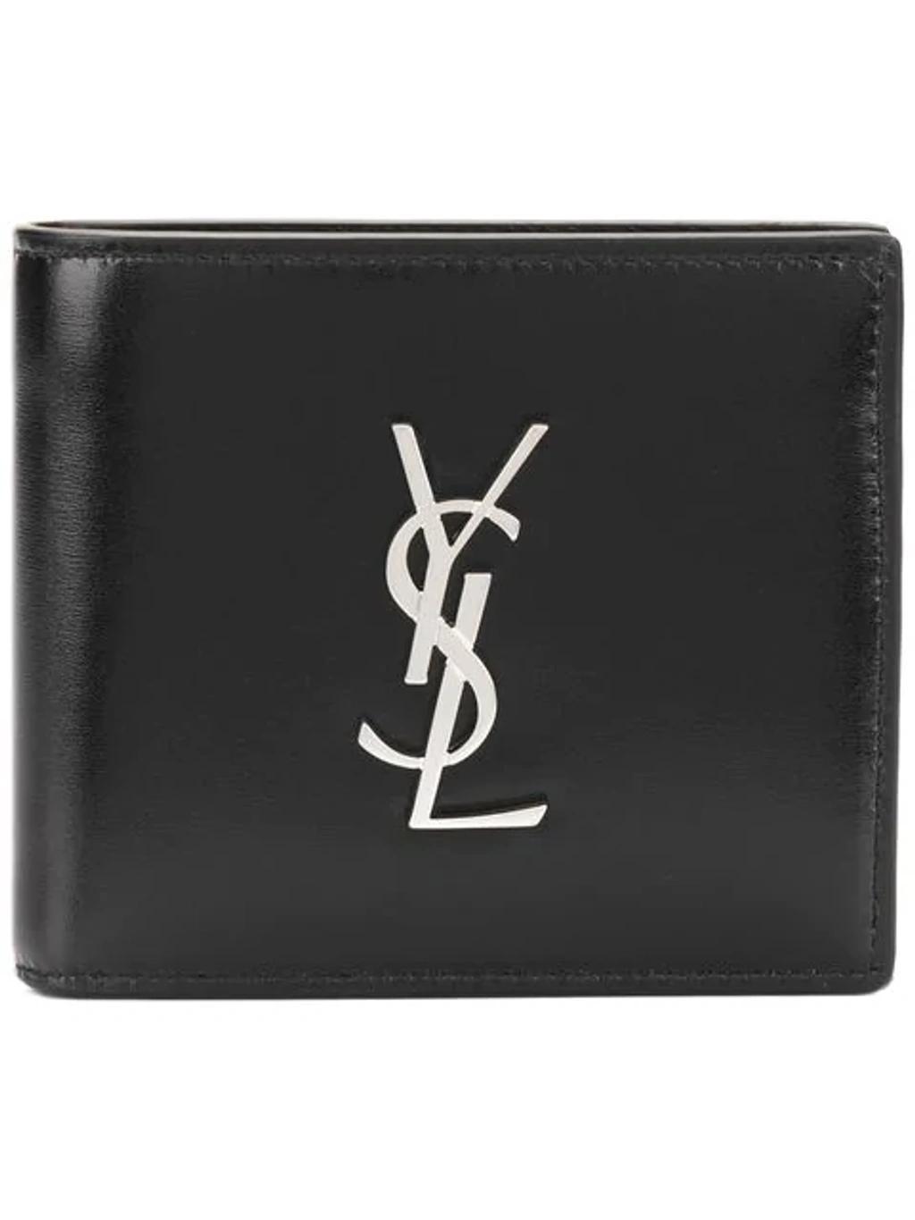 SAINT LAURENT Monogram Bifold Wallet In Black Product Image