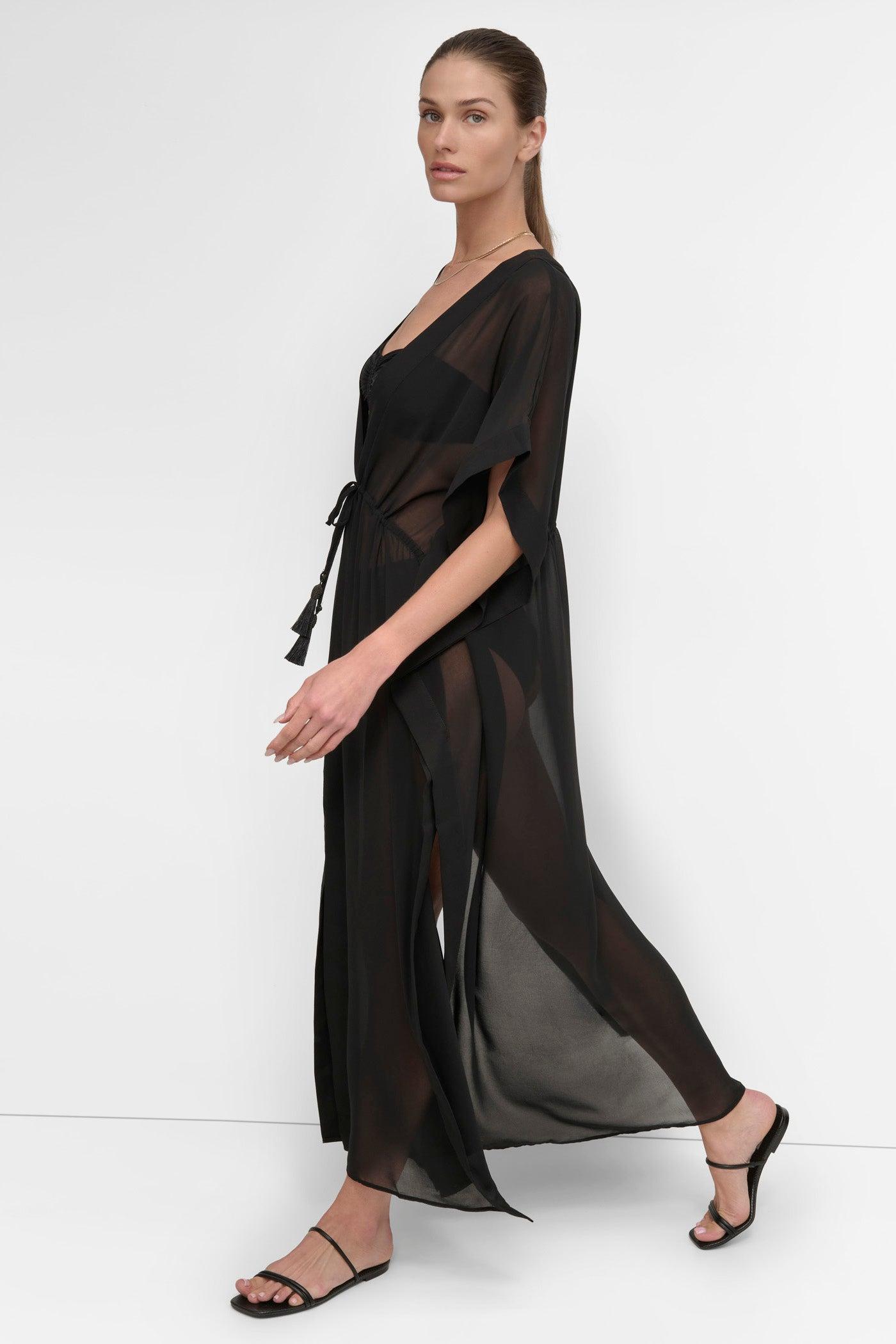 TIE-FRONT MAXI KAFTAN Product Image