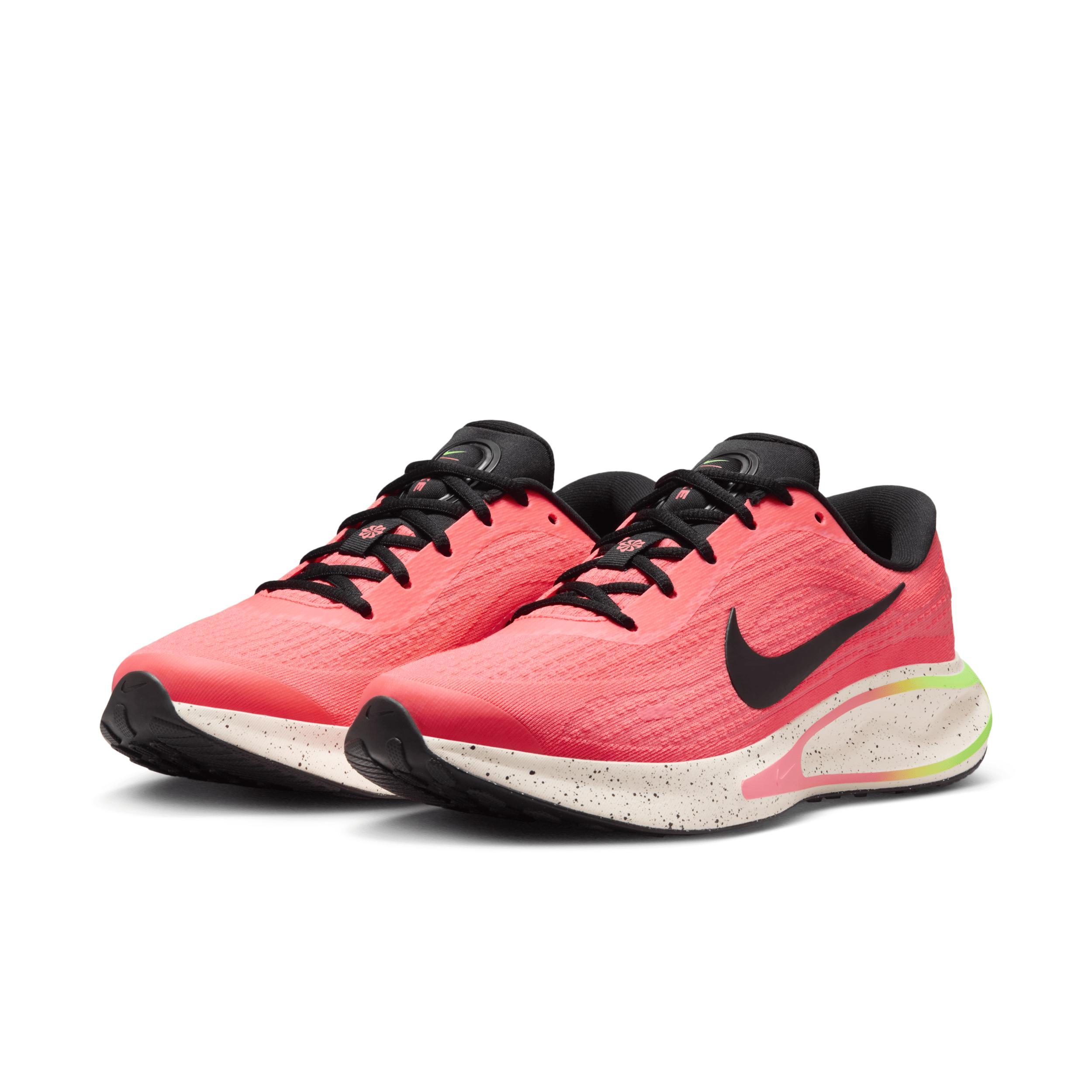 Nike Womens Journey Run - Running Shoes Pink/Green Product Image